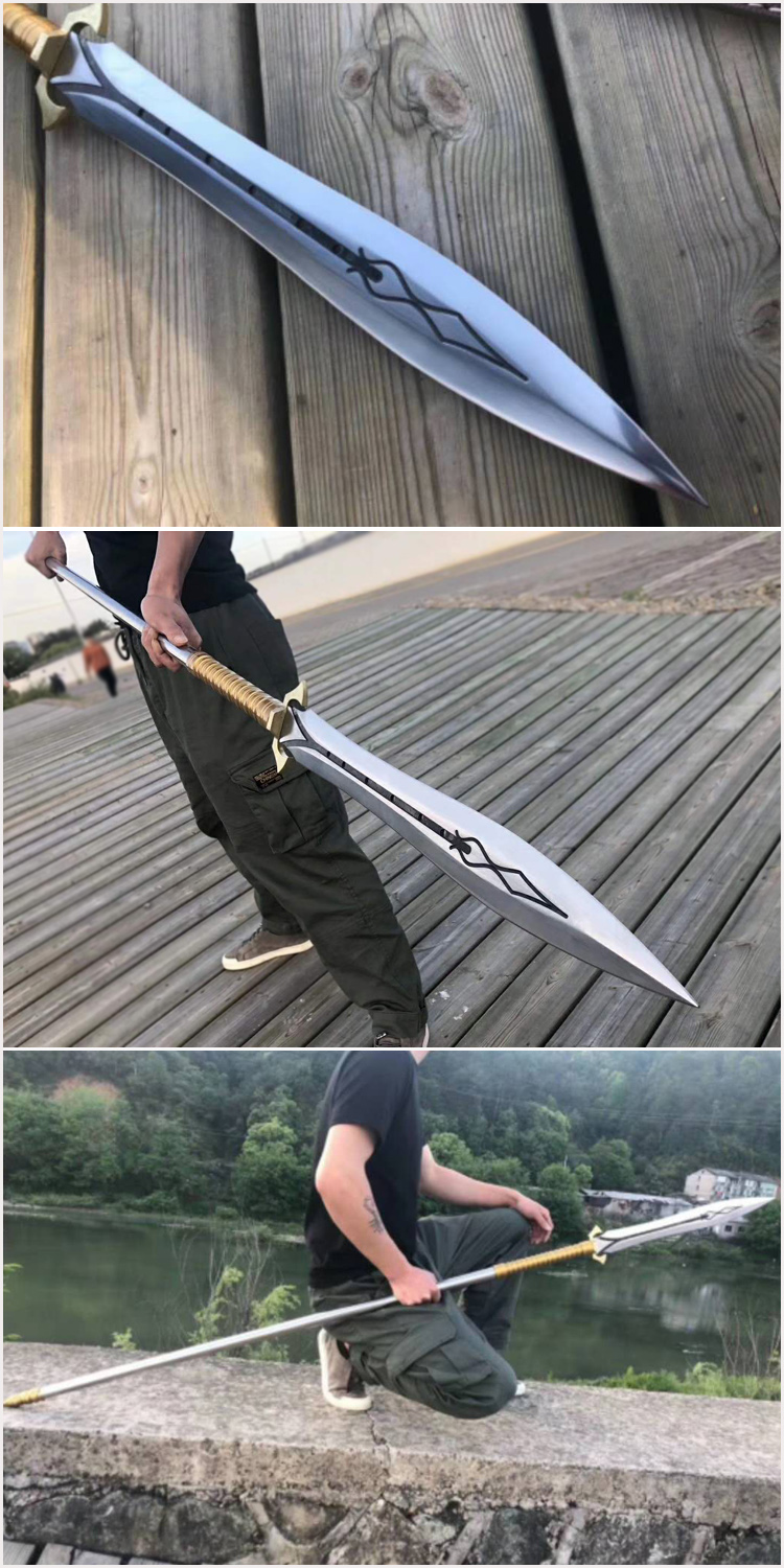 武术十八般红缨枪龙泉霸王枪赵云枪长矛青龙偃月刀未开刃狂兽枪