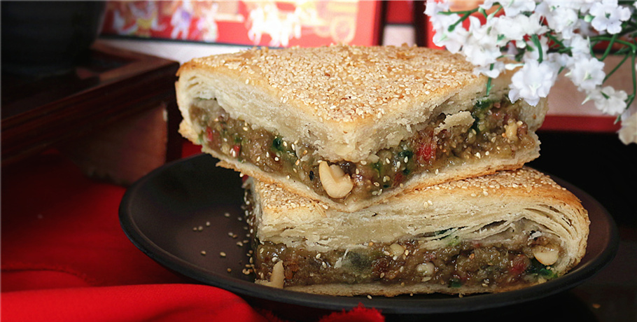 福建特产福州手工大礼饼肉饼传统大月饼网红 福清喜饼礼饼2斤 八宝