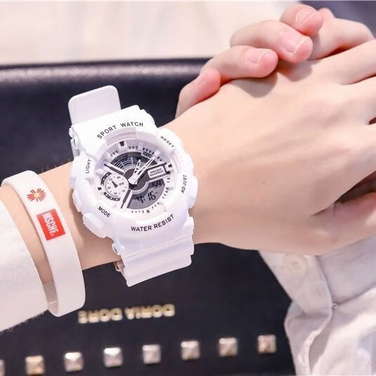 卡西欧联名supreme手表杨紫独角兽女学生韩版简约网红ins学院风防水