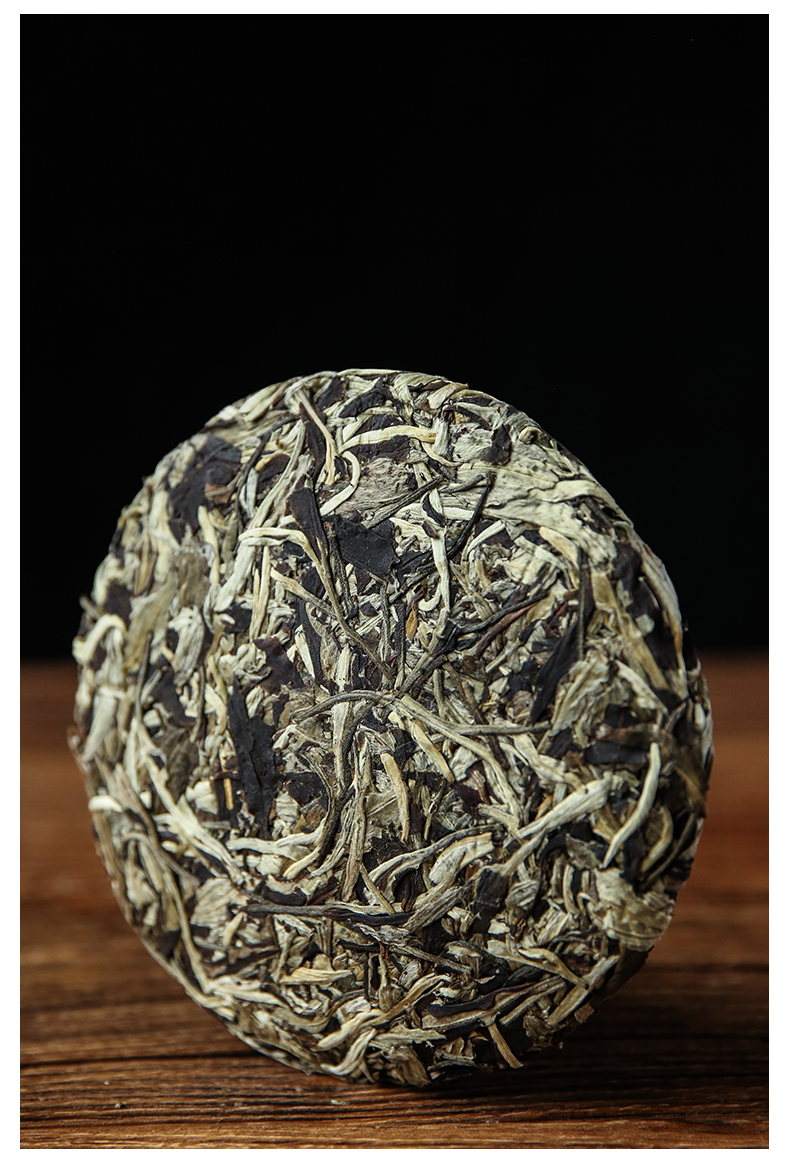 云南景谷月光白 白茶饼饼茶2021年蜜香馥郁清甜 200g盒装【图片 价格