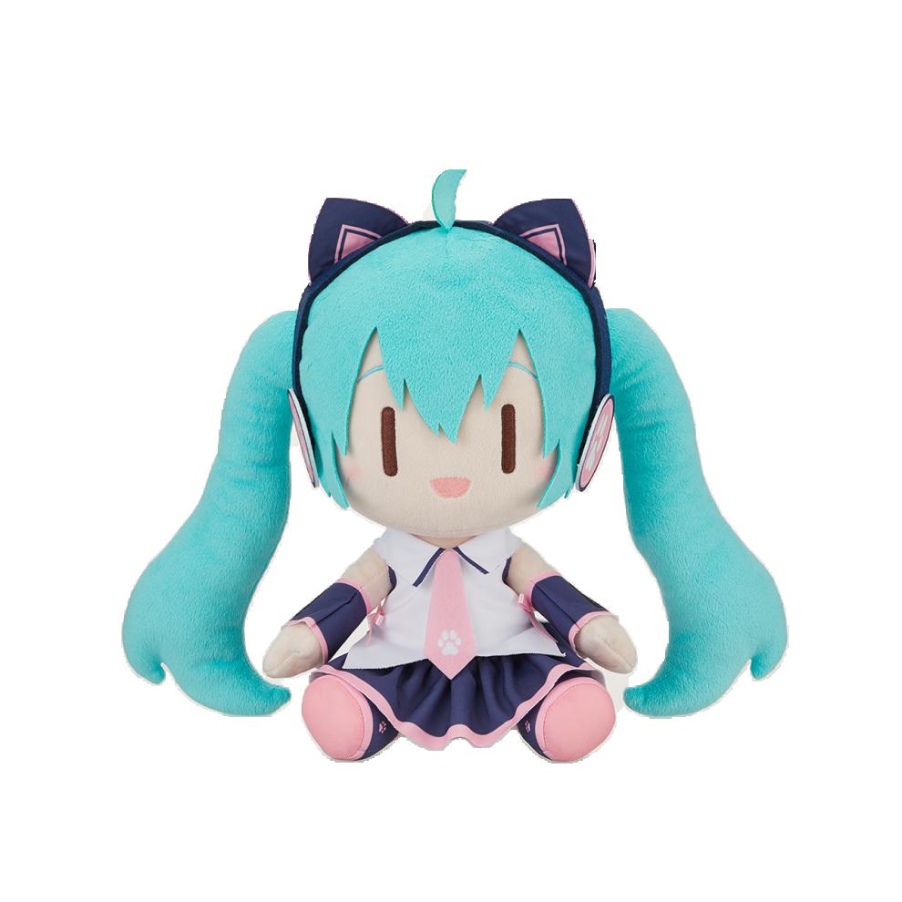 不舍天真日本世嘉sega雪 初音fufu 布偶玩偶毛绒公仔抱枕娃娃周边礼物