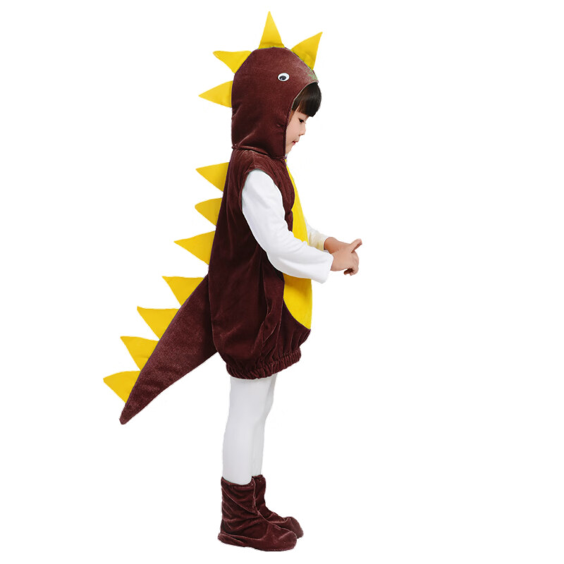 六一演出服恐龙连体老虎表演卡通cos兔子角色扮演儿童动物服装松绿色