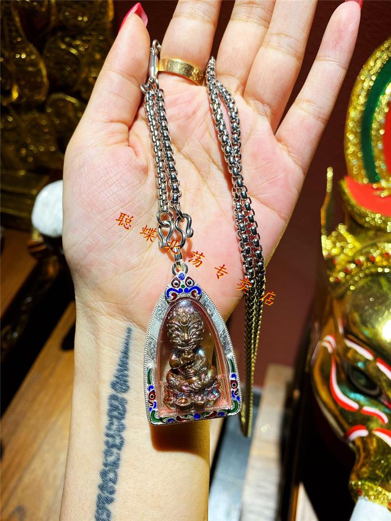 聪蝶泰国佛牌五眼四耳神猴助事业正偏财生意金融轻奢网红同款外壳配