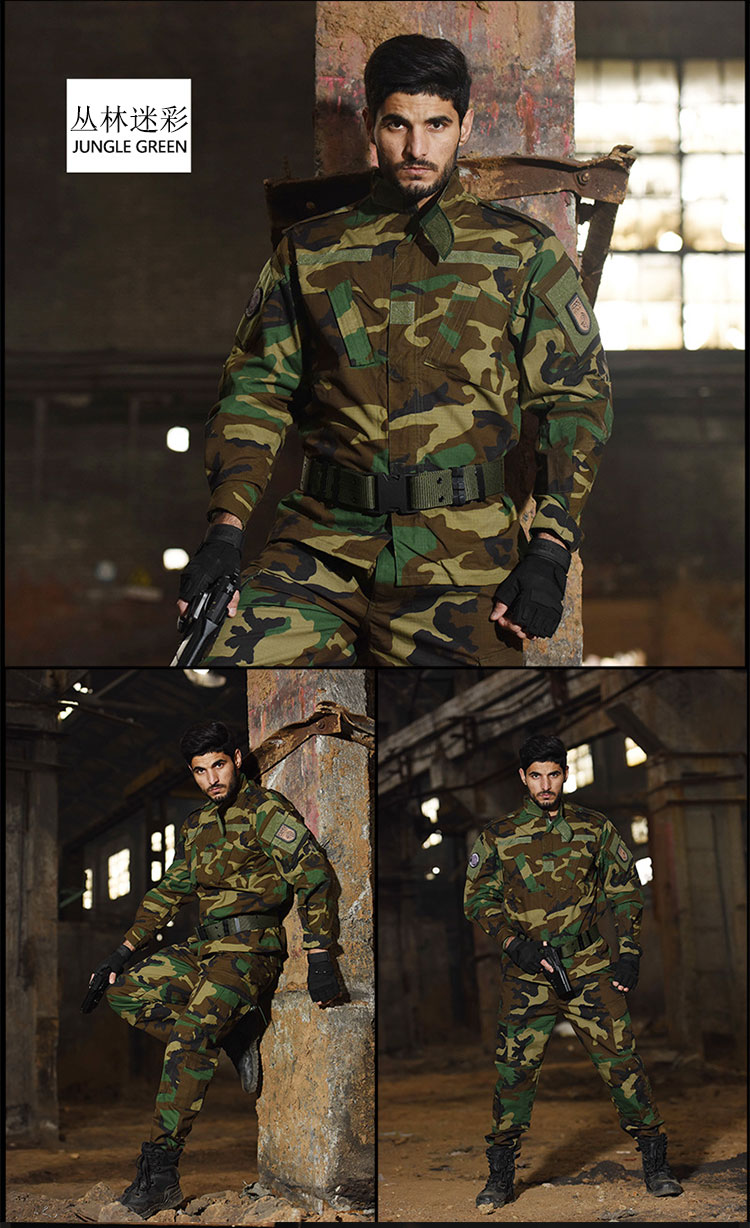 美军款战术迷彩服套装户外军迷cs拓展活动服外军野战军训服ldnat灰