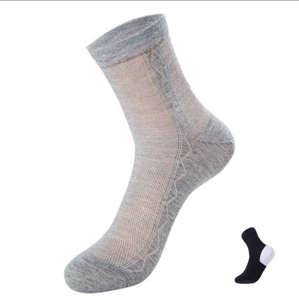 高品质男士夏款袜子防裂袜女士薄款夏季足跟防裂袜子男网眼防脚后跟
