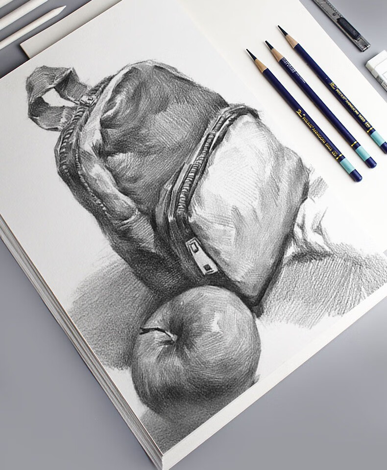 4k美术生专用素描绘画画纸8k加厚速写纸4开学生初学者水粉颜料画画