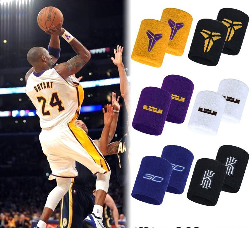 美芙仁 科比手环篮球男球星护腕吸汗擦汗男女健身羽毛球网球护手腕nba