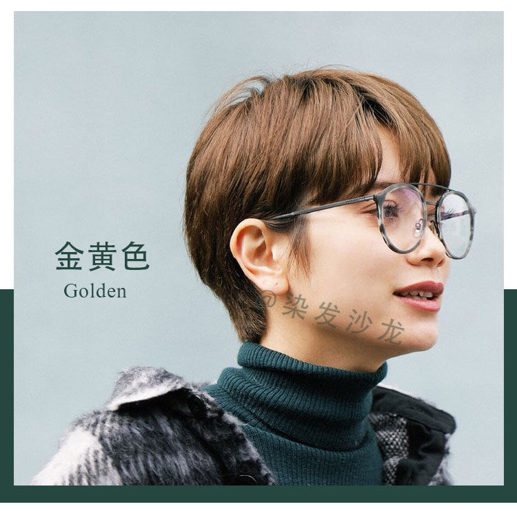 士专用颜色黑茶色植物染发2022流行色显白自己在家染奶茶色 4/77 黑茶