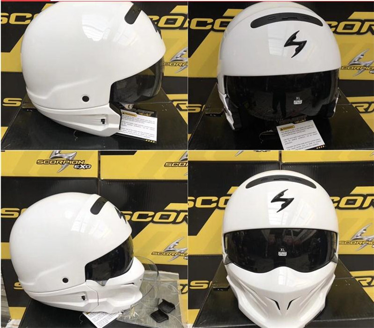 scorpion头盔 美国蝎子头盔scorpion exo男女组合战士盔哈雷复古车四