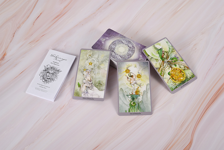 scapes tarot cards 英文史密斯韦特塔罗牌 桌布 牌袋 翻译手册【图片