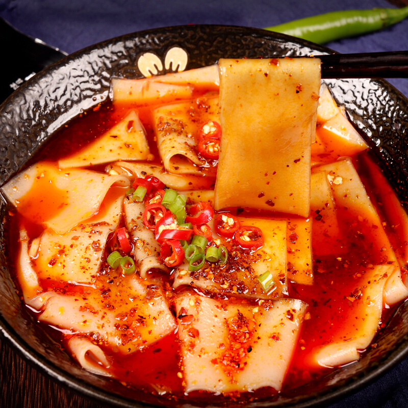 甘肃特产定西宽粉 流汁宽粉同厂 宽粉麻辣带料包 3袋装清真