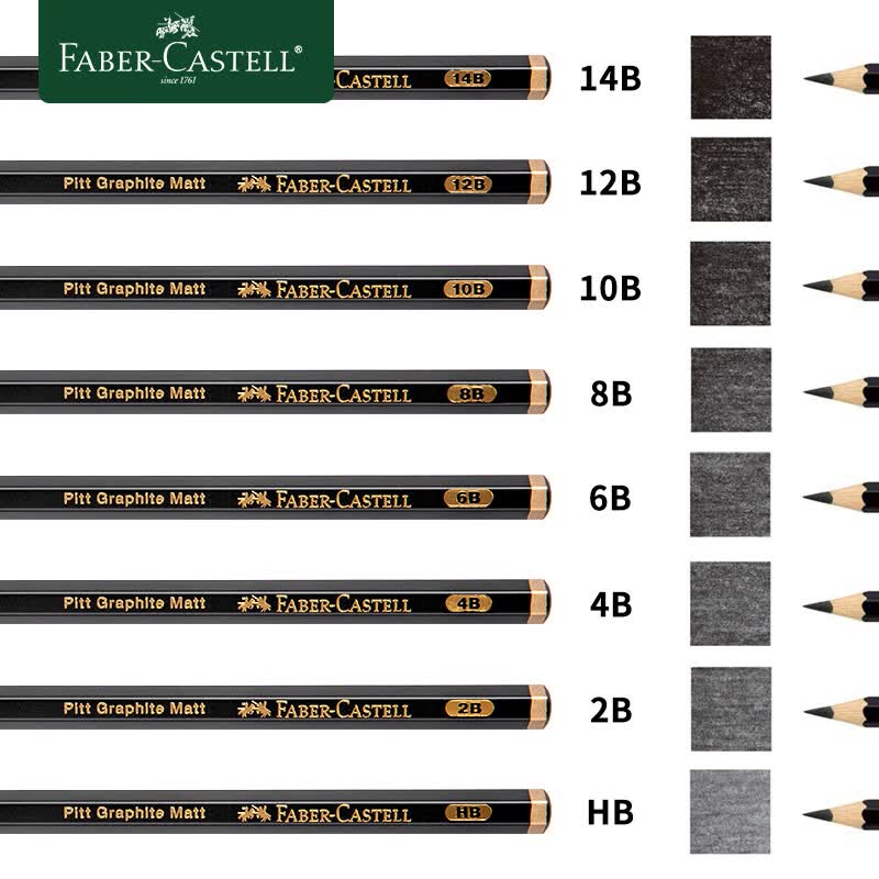 Faber-castell Matte Sketch Pencil Set, Complete Set of Drawing Tools, Professional Art Student Art Examination Special Quick Sketch Drawing HB [Single Piece] thumbnail 2