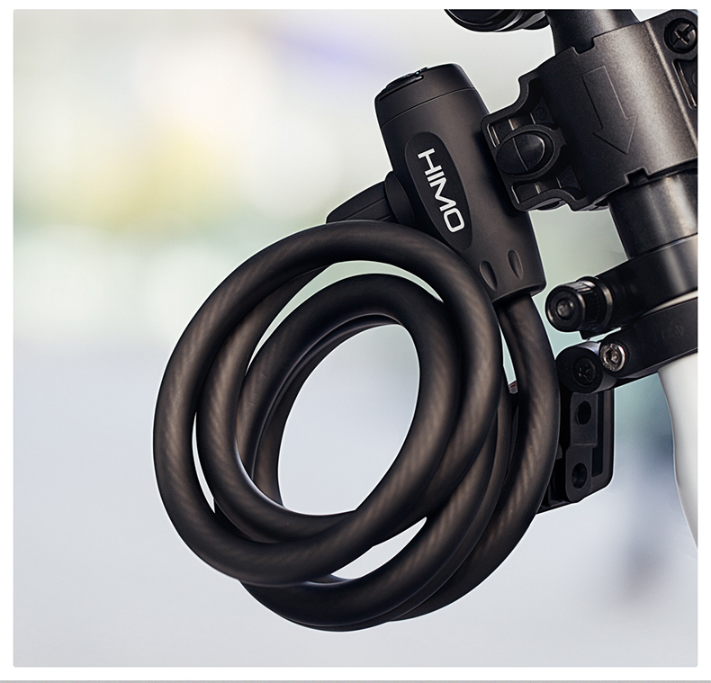 车锁喜摩自行车锁防盗锁钢缆锁便携固定滑板山地车摩托车电动车单车锁