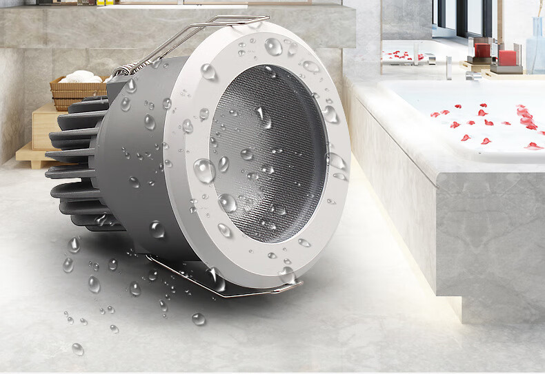 爱沐森 led筒灯嵌入式防水防雾厨房灯家用浴室卫生间洗手间筒灯 15w