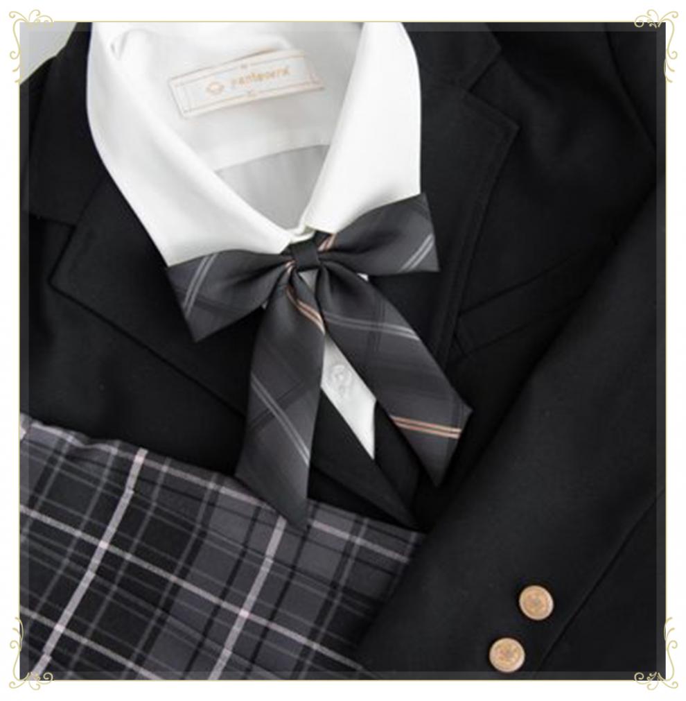 jk/dk制服原创领带西服百搭基础款 黑色-斜角【图片 价格 品牌 报价】