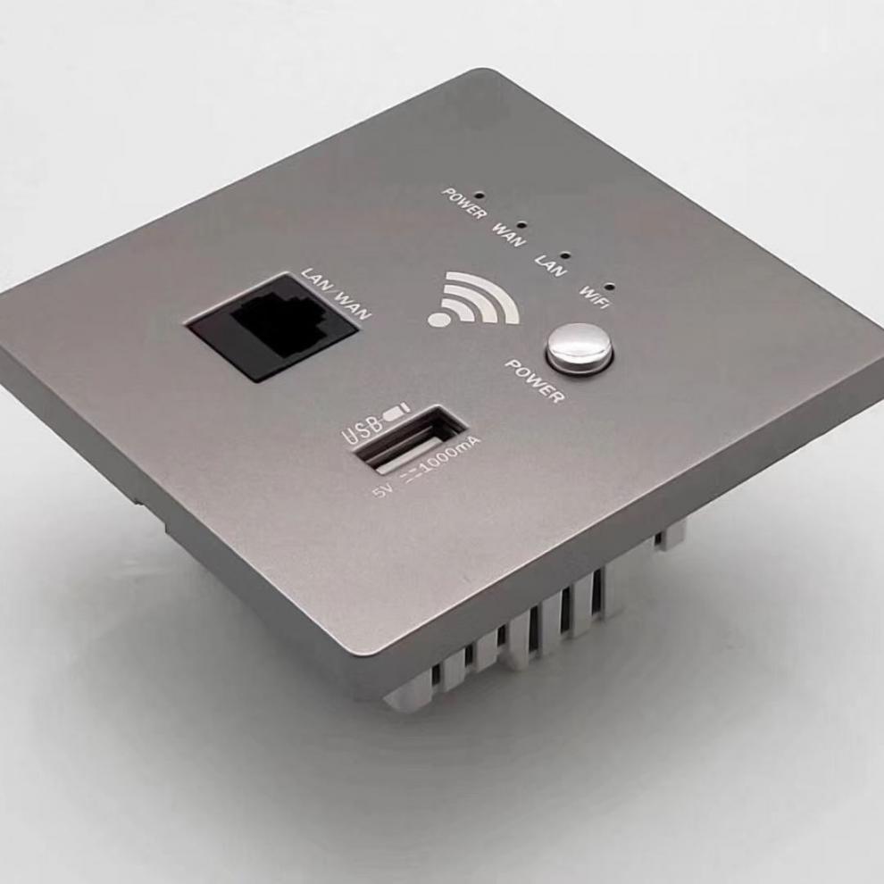 微型路由器墙壁86型嵌入墙式家用酒店面板300m穿墙智能家居ap无线wifi