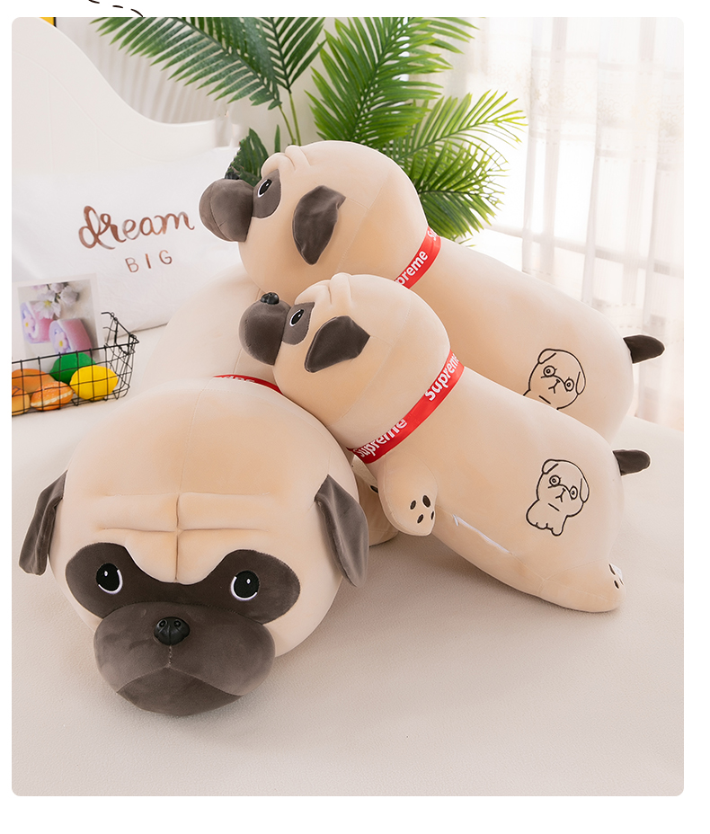 七夕情人节巴哥公仔沙皮狗毛绒玩具八哥娃娃床上抱枕玩偶可爱皱皮狗送