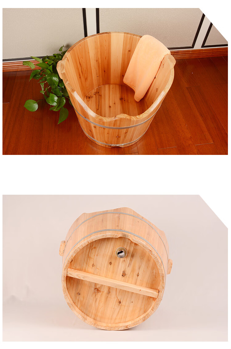 科勒京 臀浴桶浴桶木桶洗澡臀浴坐浴桶泡澡木桶美容院臀浴坐木桶熏蒸