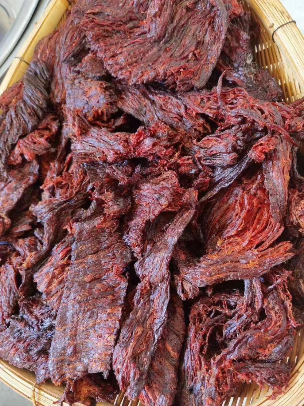 佤乡沧源香酥牛干巴沧源佤膳云南特产临沧火烧牛肉干条美食零食大袋独