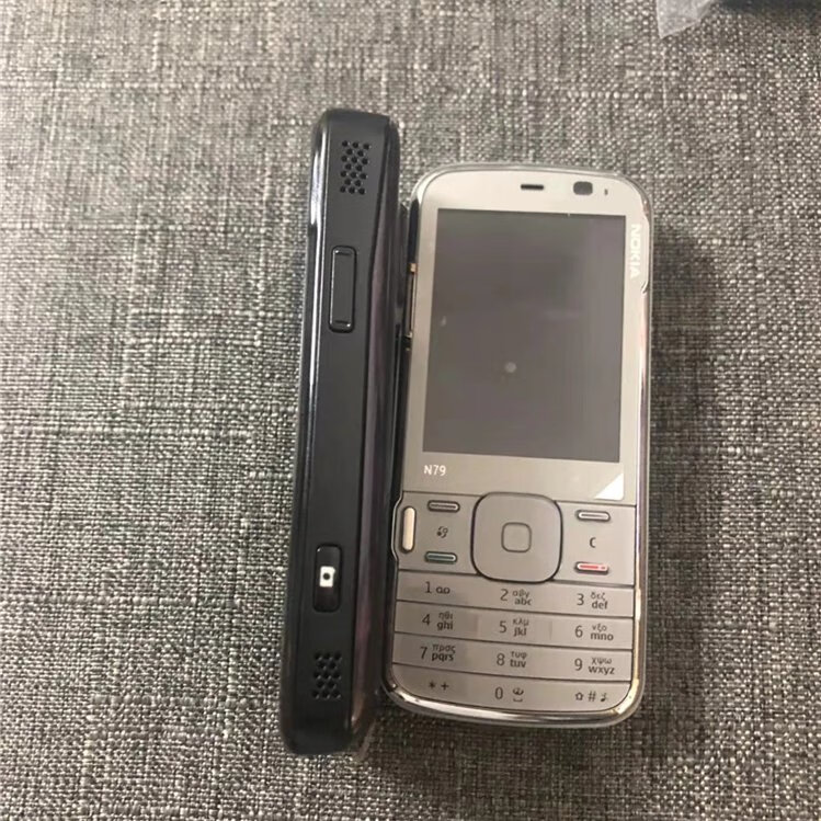 nokia/诺基亚n79经典怀旧智能按键老年人手机支持wifi原装电池 黑色