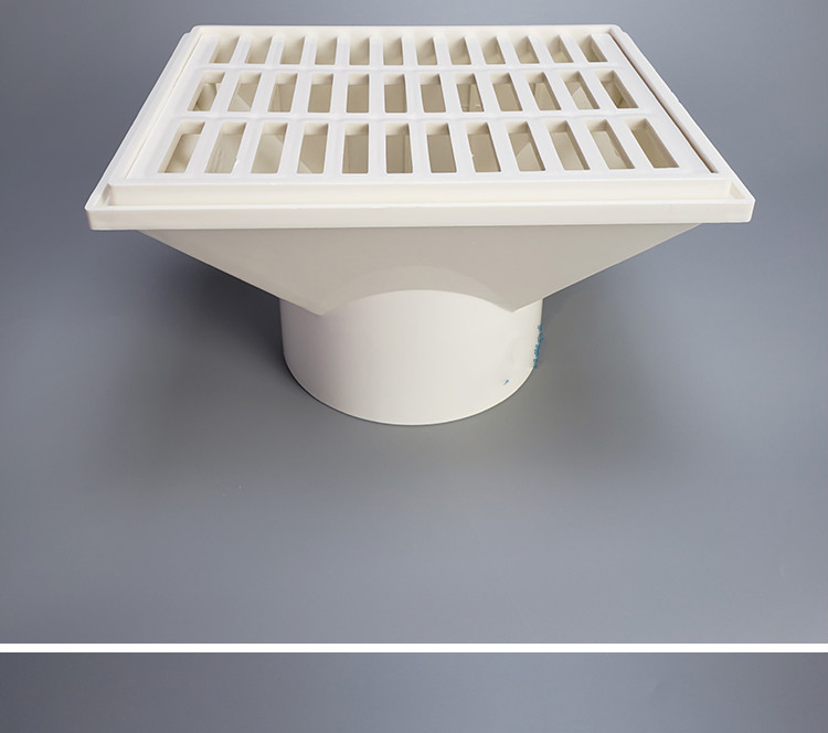 pvc侧排地漏50/75/110/160排水管侧墙水斗墙排墙角同层排水地漏 50款