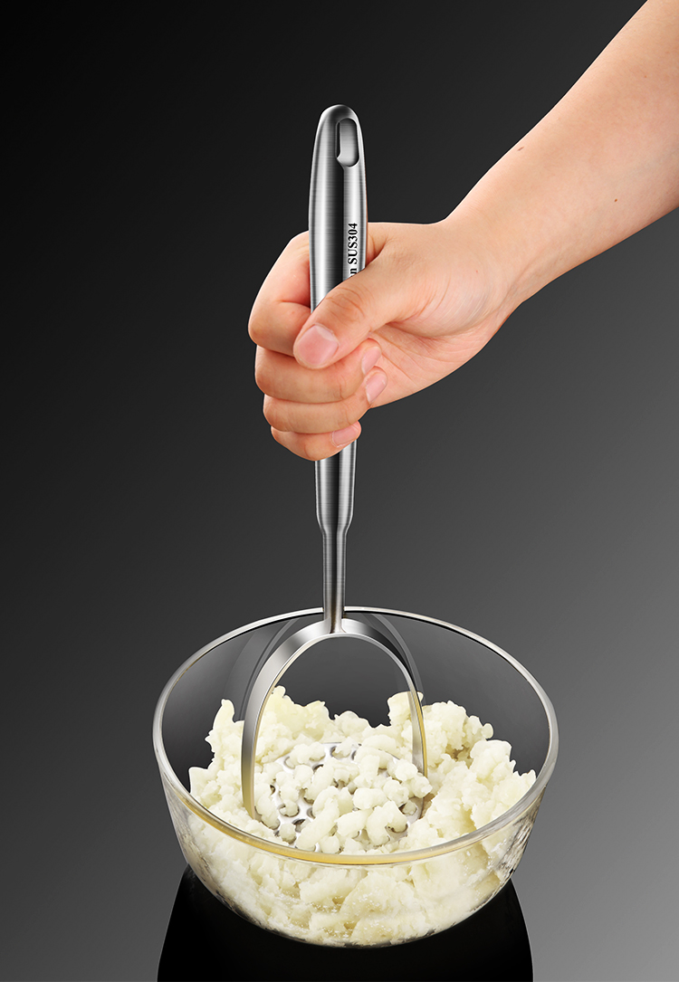 德国304不锈钢土豆泥压泥器家用紫薯捣泥器婴儿辅食捣碎工具神器塞曼