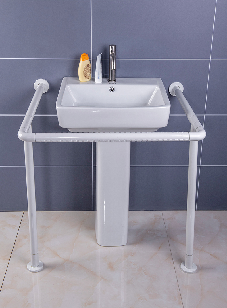 九牧(jomoo) 生态同款洗手台盆安全扶手无障碍立柱洗脸盆残疾人