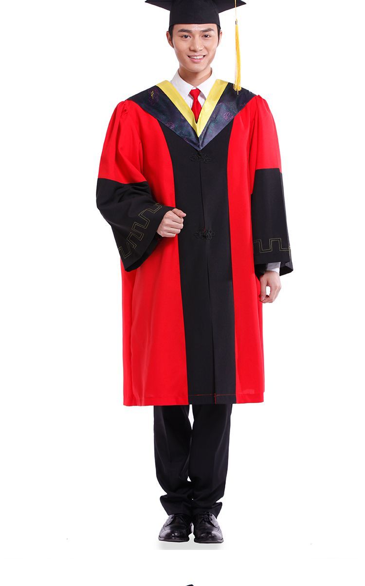 新品硕士学位帽导师服学士服学位服硕士服博士服院长服定制学士帽垂布