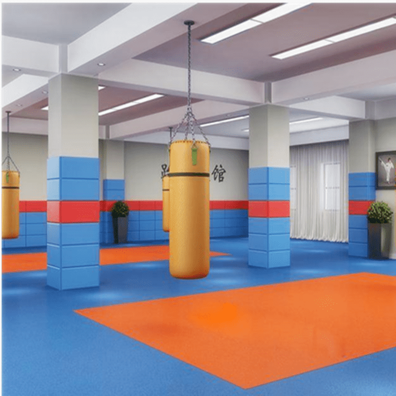 跆拳道软包 定制跆拳道篮球馆柱子防撞软包幼儿园早教中心舞蹈房墙面