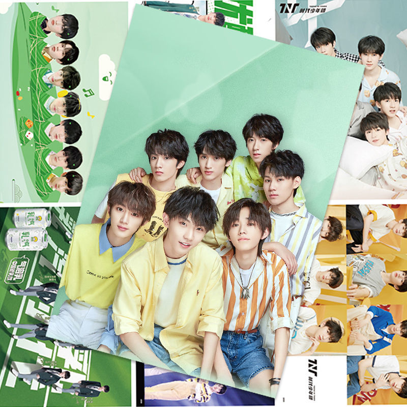 tnt海报时代少年团周边墙贴大张贴墙小炸们新图爆米花饭制pb合照 时代
