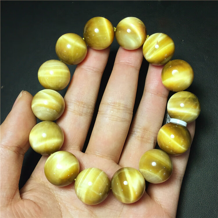 石手链一物一图虎睛石手链木变石饰品手串男女款 r0315【图片 价格