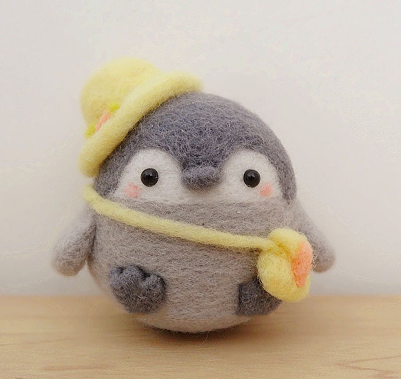 羊毛毡戳戳乐羊毛毡成品钥匙扣可爱动物车挂节日创意小礼物支持来图戳