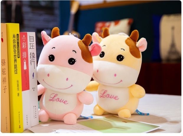 迪士尼牛公仔毛绒玩具布娃娃大号玩偶可爱床上睡觉抱枕超软生日礼物