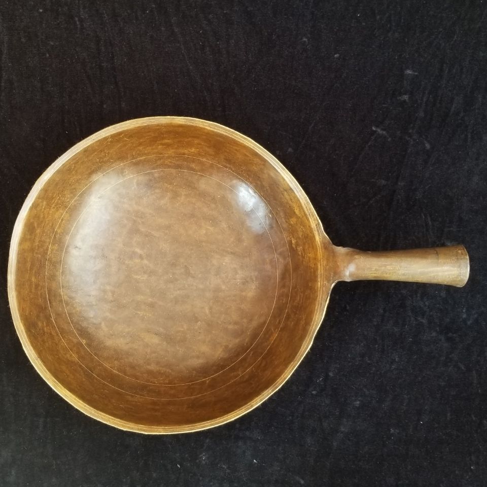 好品质手工锻打黄铜锅炒锅把手锅水瓢老式炒菜铜锅饭店家用加厚可定制