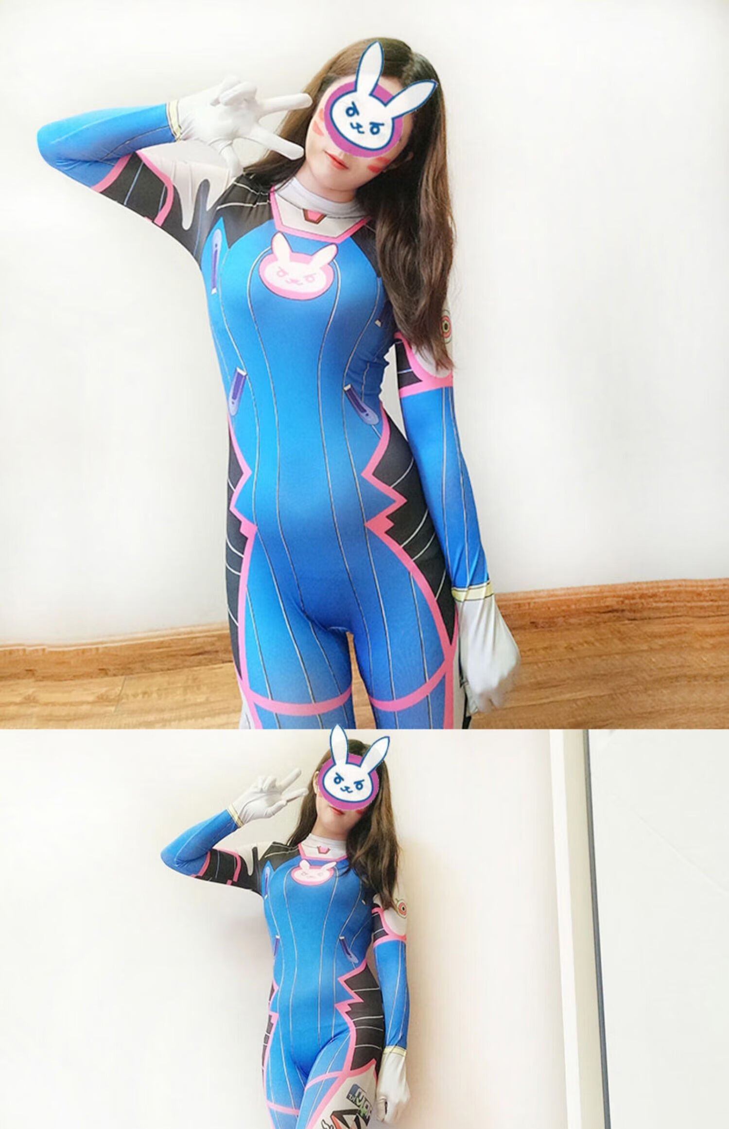 守望先锋cosplay衣服连体紧身衣女性感dva宋哈娜成人款动漫泳衣 明日