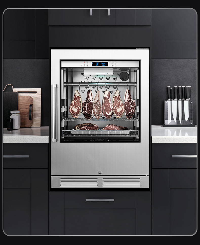 茄龙cigarloongcl48w2牛排柜恒温干式熟成柜不锈钢西餐厅冷藏柜家用