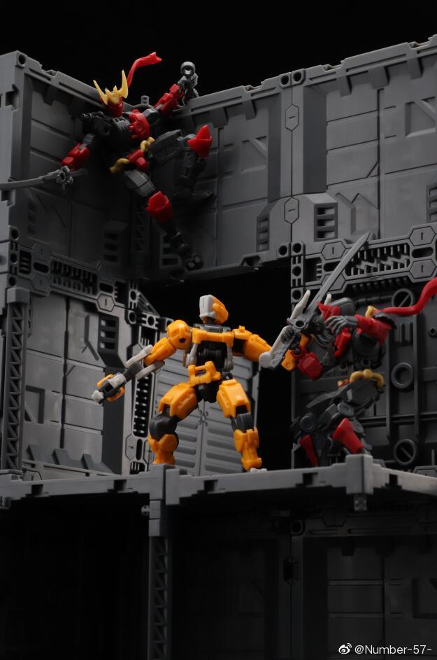 57傀甲小队-鬼火 1:24拼装机甲fiftyseven 模型玩具带特典现货 傀甲