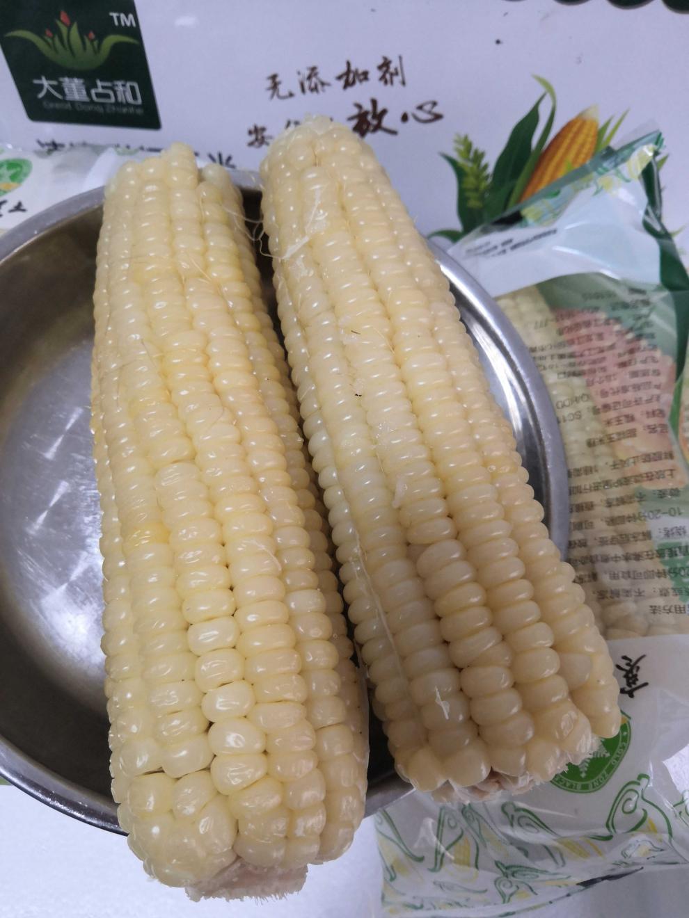 【】大董白糯甜嫩糯冷冻玉米东北大董占和白糯冷冻玉米300克大棒20支