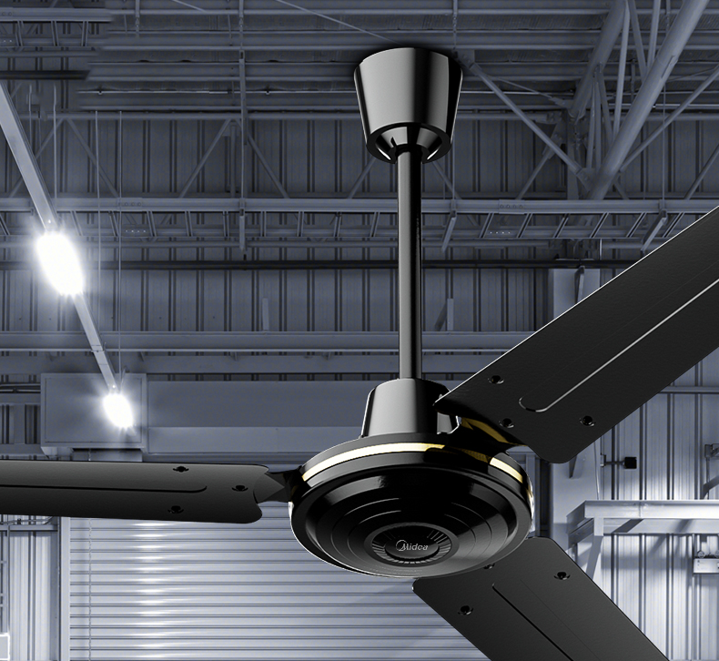 美的(midea)美的吊扇商用大风力风扇餐厅吊顶式客厅宿舍工厂工业56寸