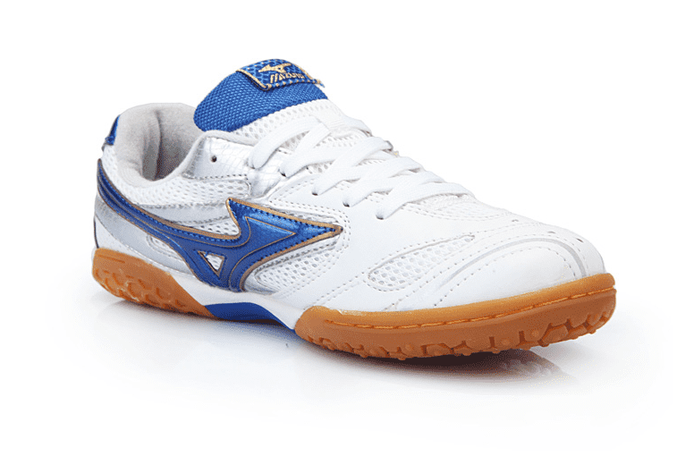 乒乓球鞋专业男女儿童中小学生牛筋底透气比赛训练运动鞋2022白蓝标准