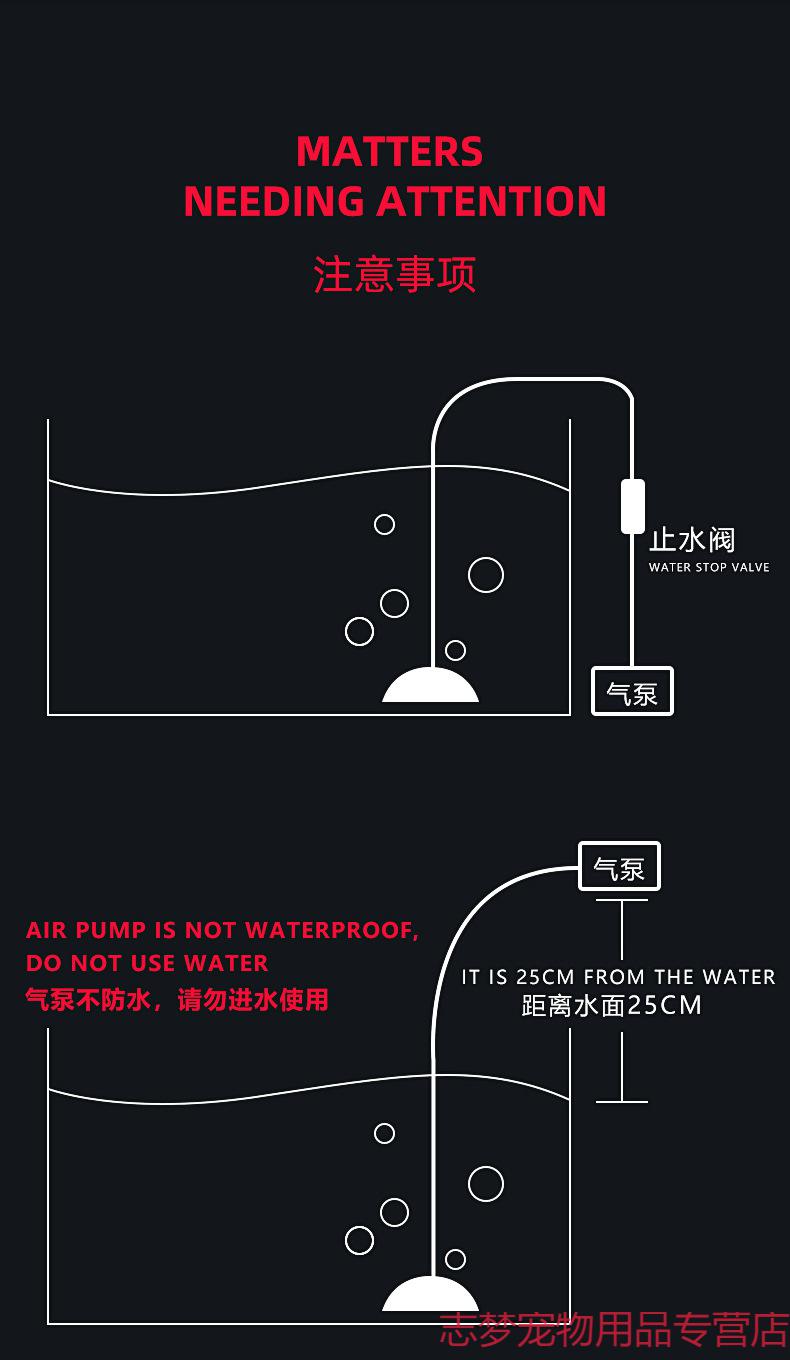 智洋松宝sobo水族鱼缸养鱼增氧泵充气泵静音三合一过滤潜水泵水族箱