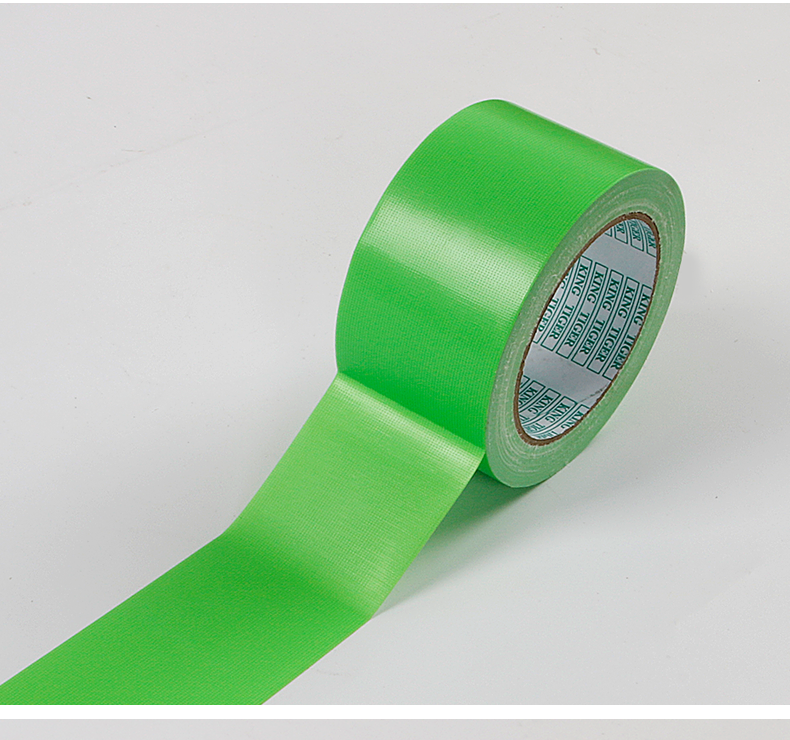绿色胶带手工花艺防水50mm不透明彩色布基胶布装饰贴纸宽防水耐磨地贴