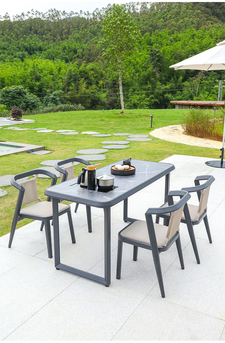 桌椅组合现代简约阳台小茶几庭院茶台户外休闲烧水泡茶桌新中式茶桌