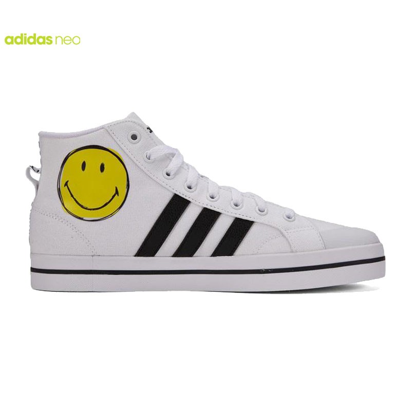 adidas阿迪达斯neo男子笑脸印花运动鞋休闲鞋板鞋鞋子g54949g5494941