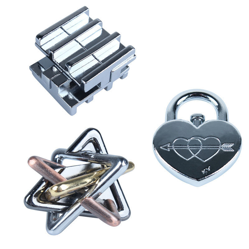 神孩子 69魔puzzle金锁10级box盒子 puzzle魔金锁合金玩具学生全套