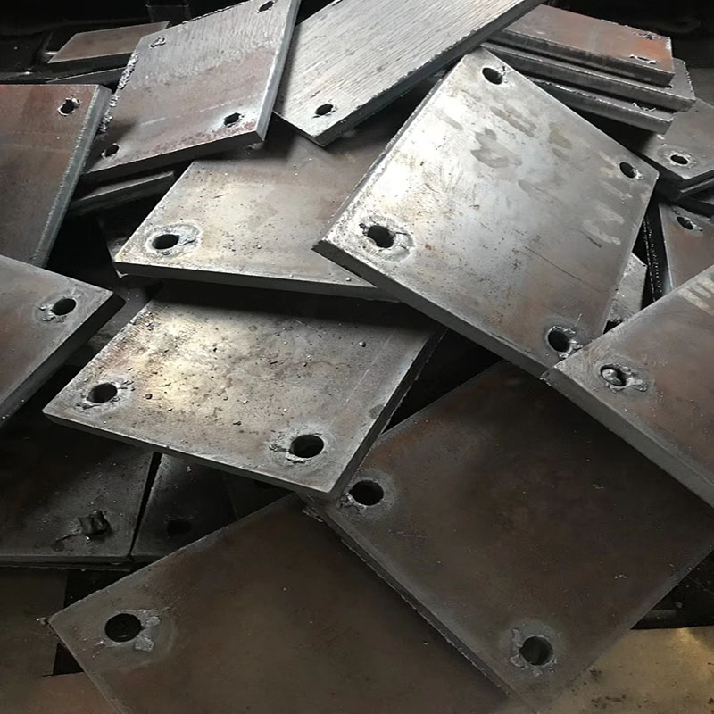 【定制】304不锈钢立柱底板楼梯护栏扶手立柱预埋件配件固定支撑板