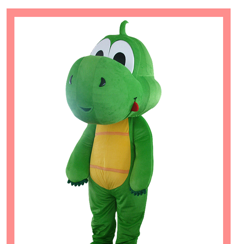 恐龙玩偶服 恐龙人偶服装草绿龙行走人偶服装玩偶道具服装动漫服装