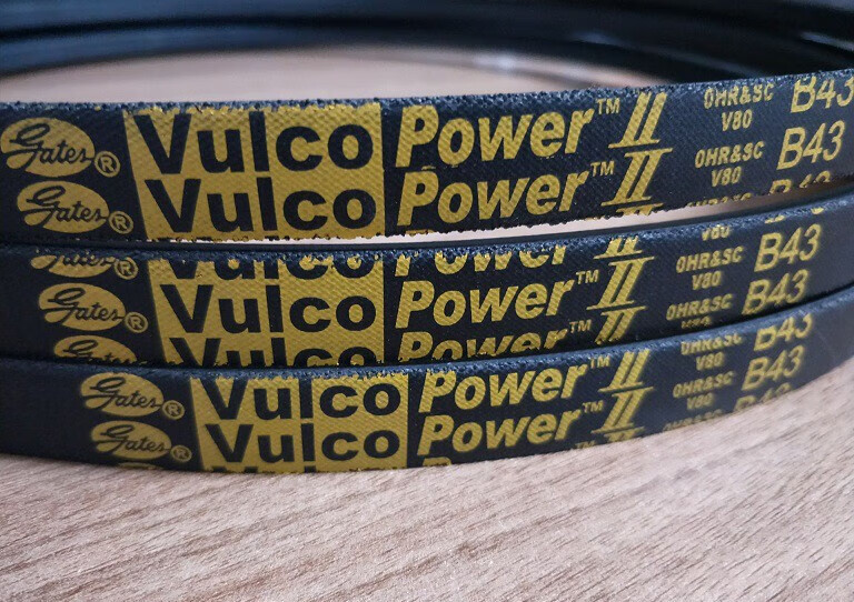 定制适用艾默生vulco power精密风机盖茨三角皮带b43 b44 b45黄标 b45