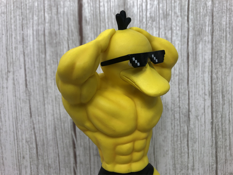 2022新款肌肉摆件神奇go肌肉人猛男show可达鸭皮卡丘gk模型摆件情人节