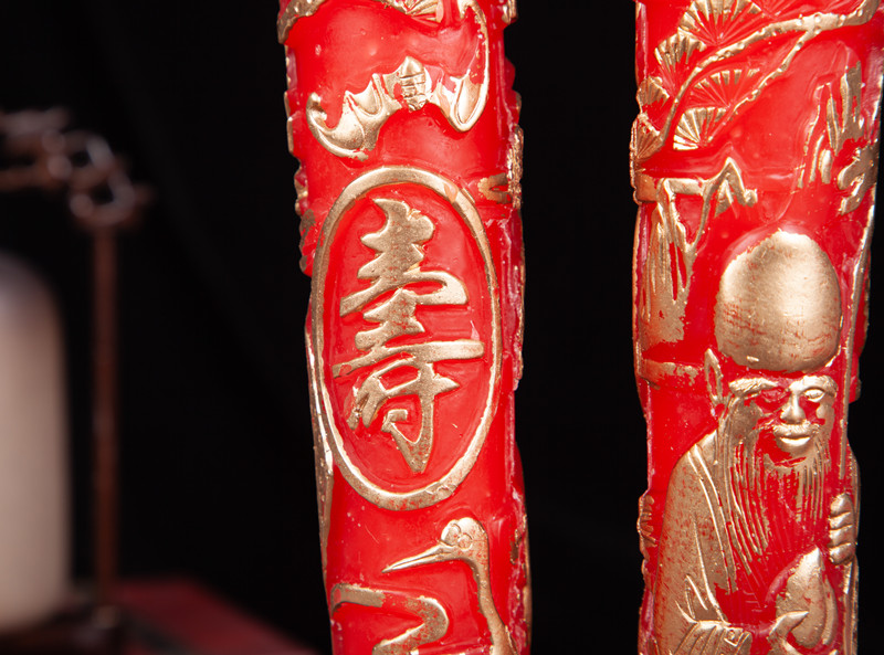 做寿宴红蜡烛寿烛大号喜庆老人生日祝寿星过寿贺寿供台蜡烛礼物寿烛2